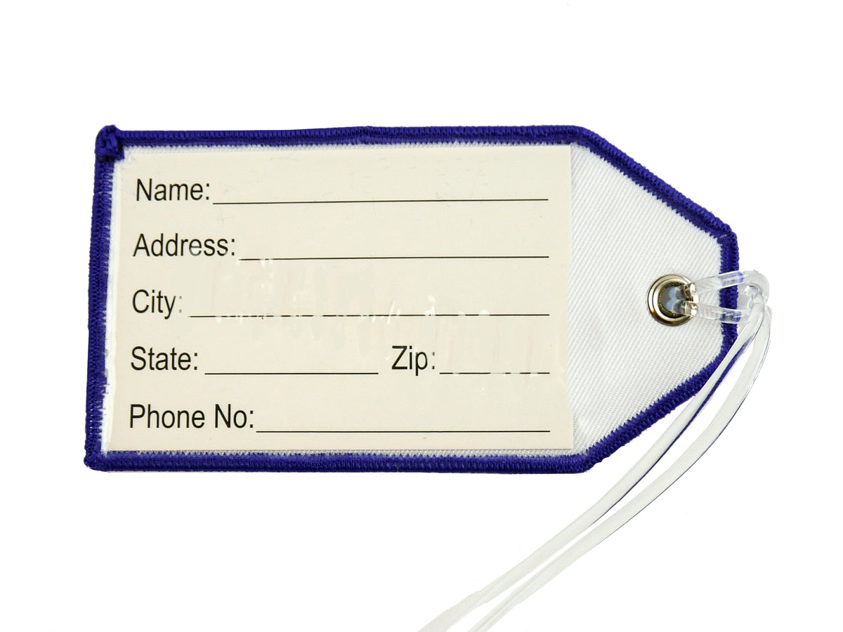 Embroidered Allegheny Airlines Colored Logo Bag Tag Blue