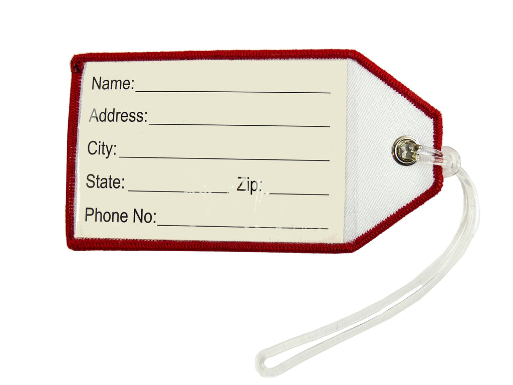 Embroidered Allegheny Airlines Red Logo Bag Tag