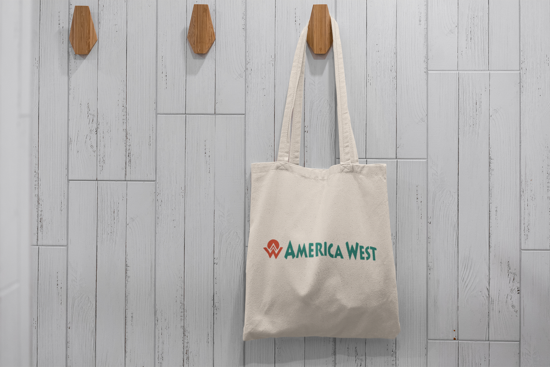 America West Airlines Tote Bag