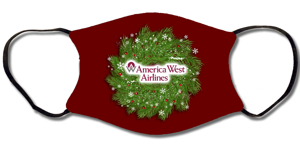 America West Christmas Face Mask