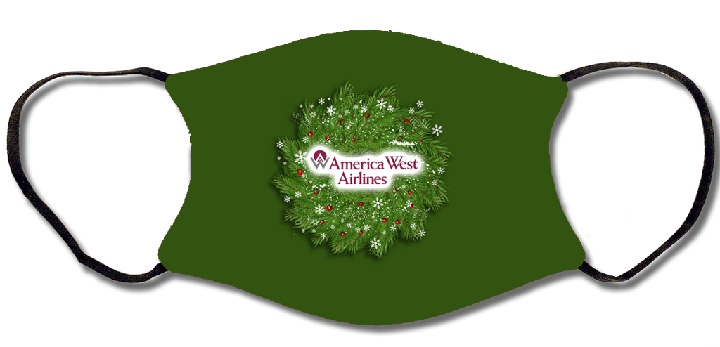 America West Christmas Face Mask