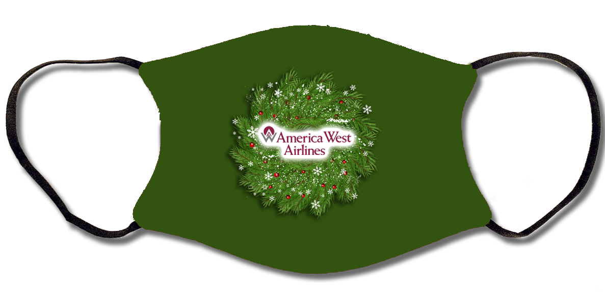 America West Christmas Face Mask