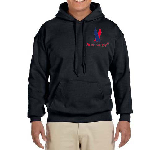 American Eagle Logo Hooded Sweatshirt Embroidered