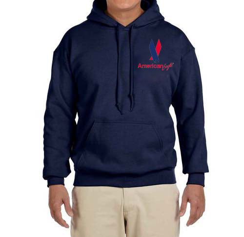 American Eagle Logo Hooded Sweatshirt Embroidered