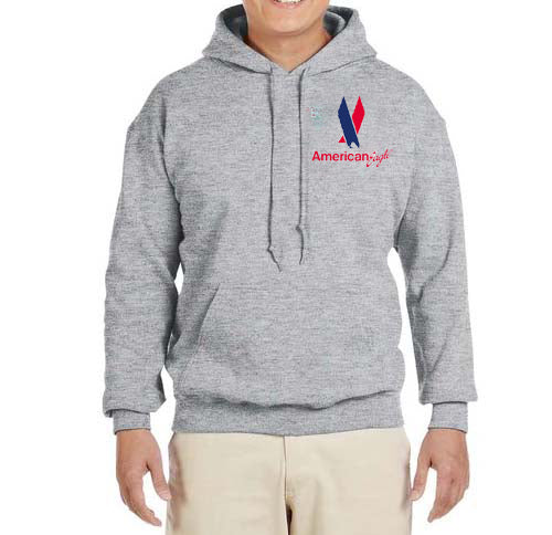 American Eagle Logo Hooded Sweatshirt Embroidered