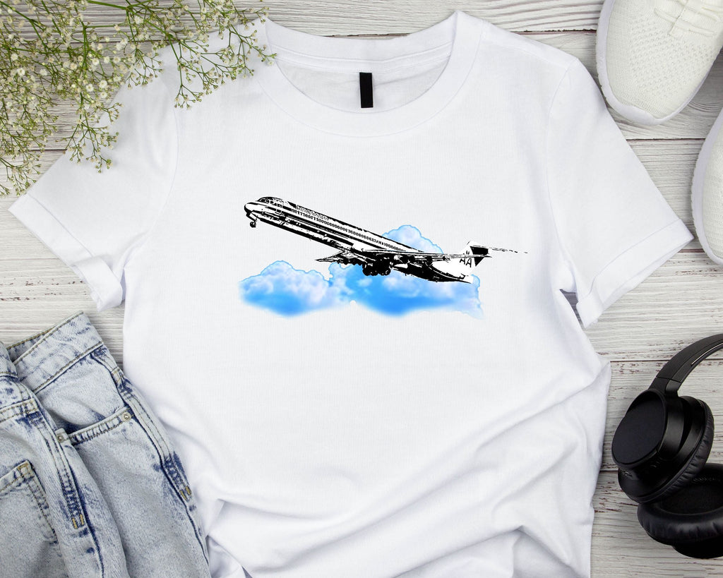 American MD-80 Sketch - Unisex Softstyle T-Shirt