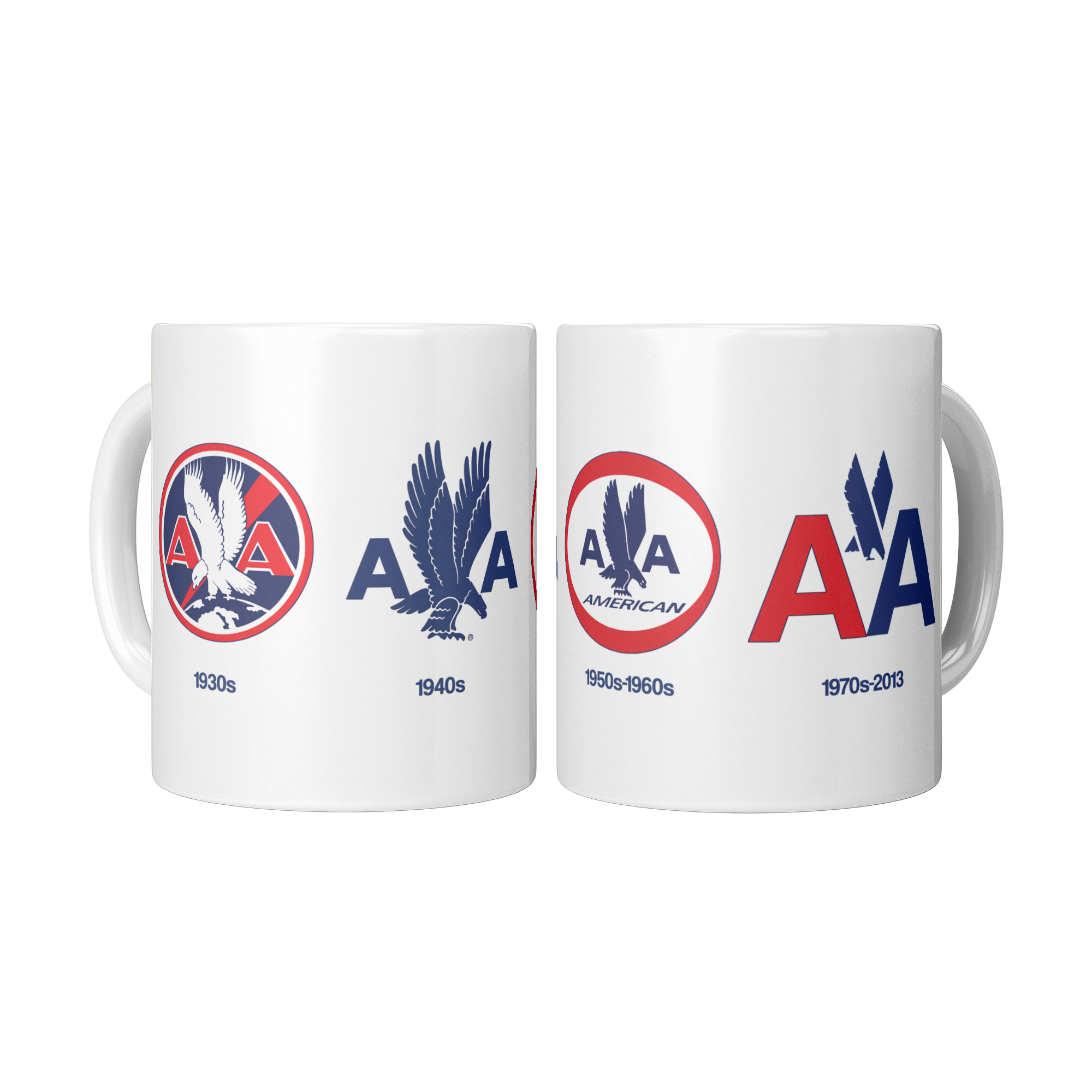 American Airlines Historical Logos Coffee Mug