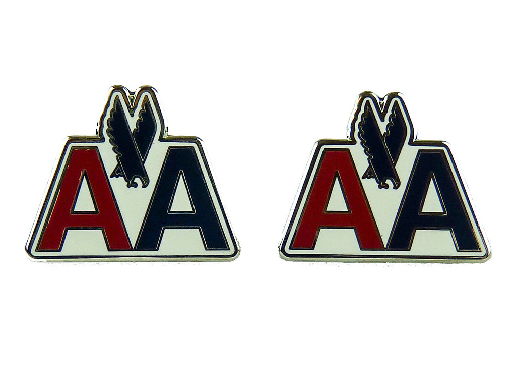 American Airlines Old AA Logo Earrings
