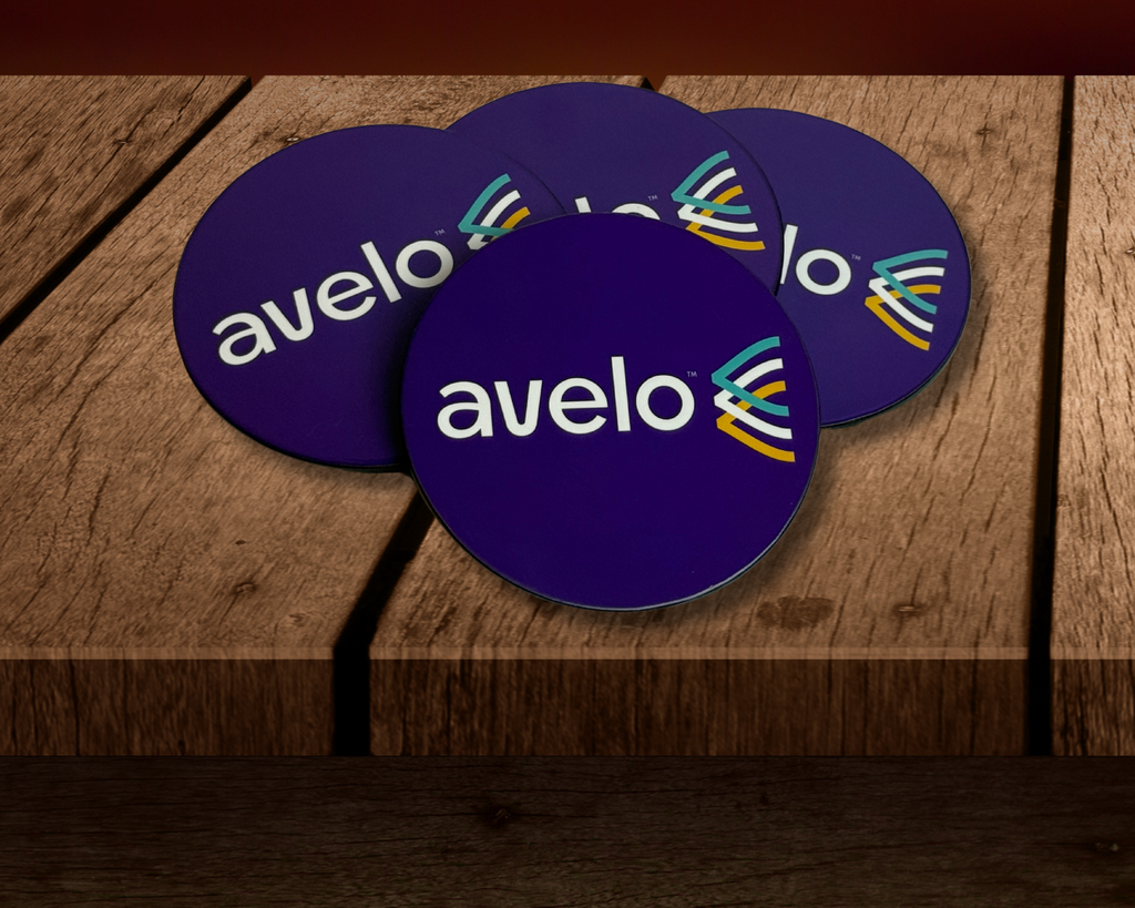 Avelo Round Sandstone Coaster