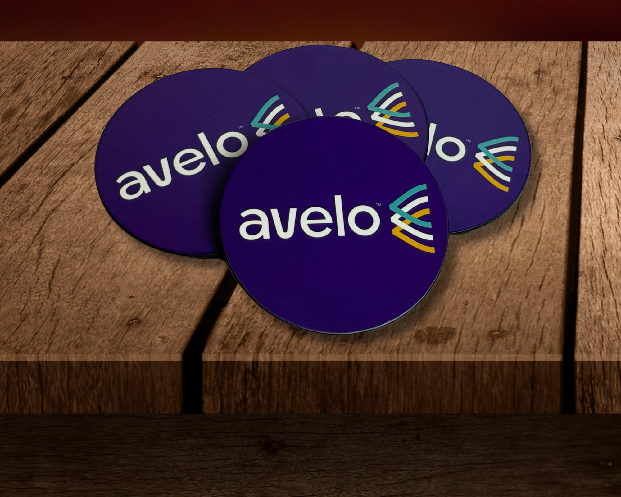 Avelo Round Sandstone Coaster