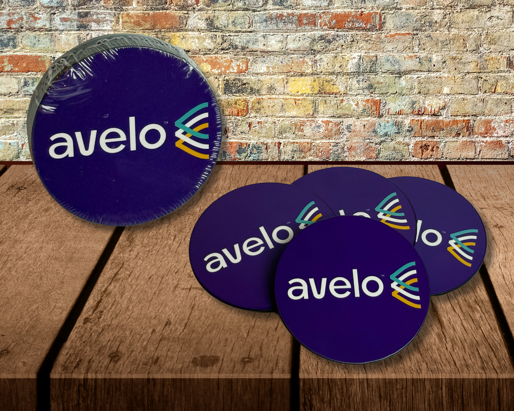 Avelo Round Sandstone Coaster