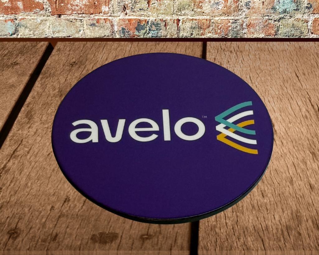 Avelo Round Sandstone Coaster