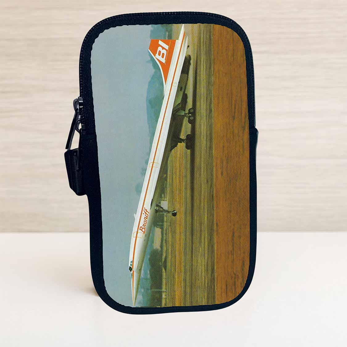 Braniff Jet Bag Sticker Travel Pouch
