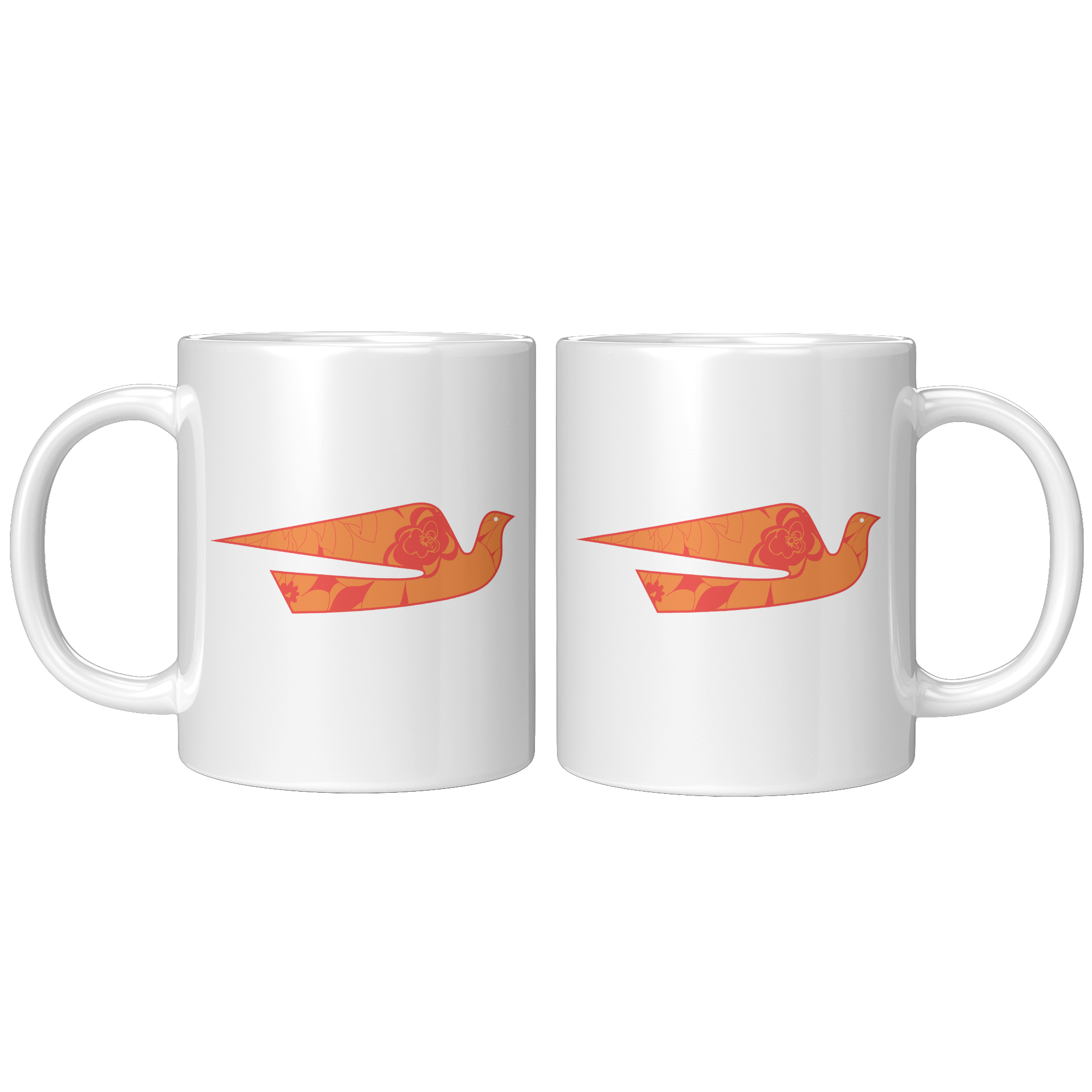 Braniff Hawaii Bird Logo Coffee Mug - Aviation Gift
