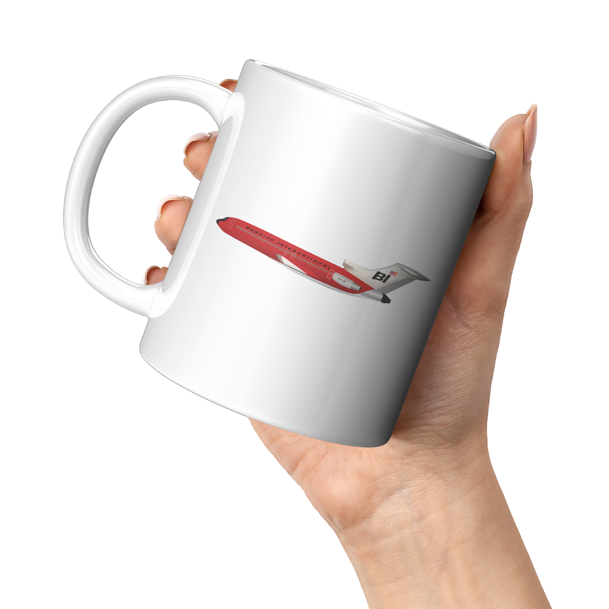 Braniff_Red_Livery_Coffee_Mug_-_Aviation_11oz_White_LH_Model_Mockup.png
