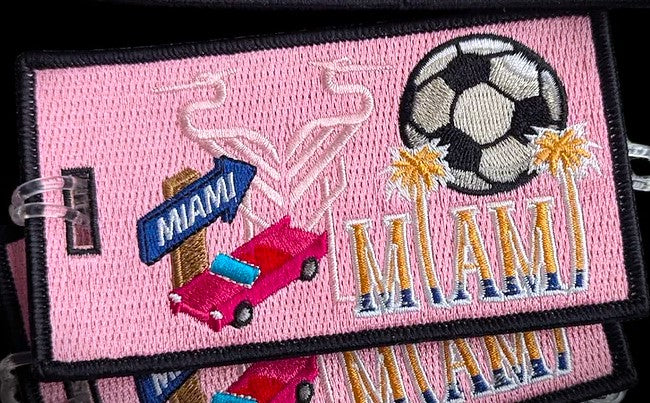 Miami - Embroidered Bag Tag