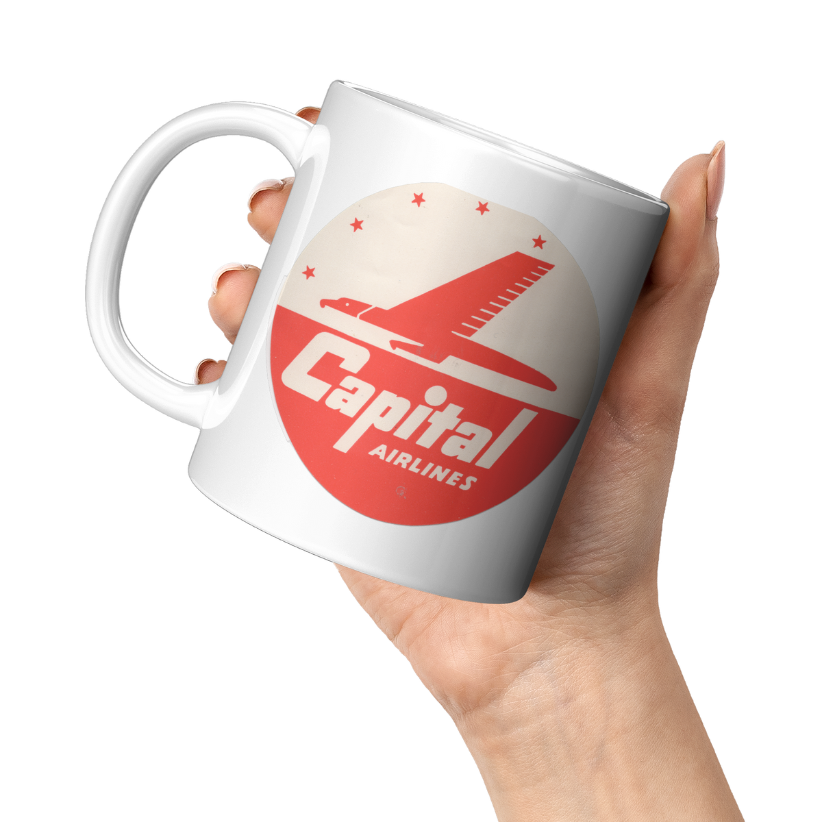 Capital_Airlines_Vintage_Red_Logo_Bag_St_11oz_White_LH_Model_Mockup.png_16300182