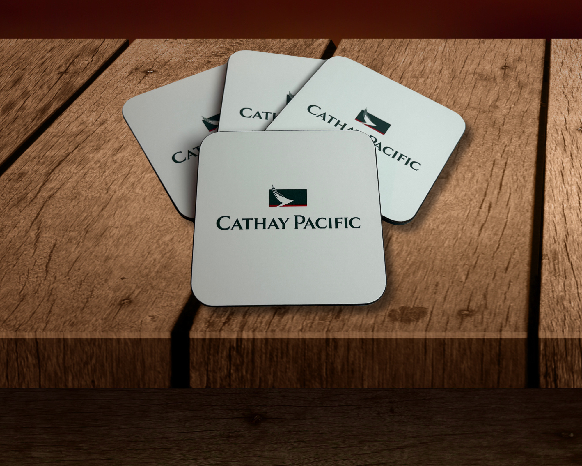 Cathay Pacific Logo Sandstone Coaster
