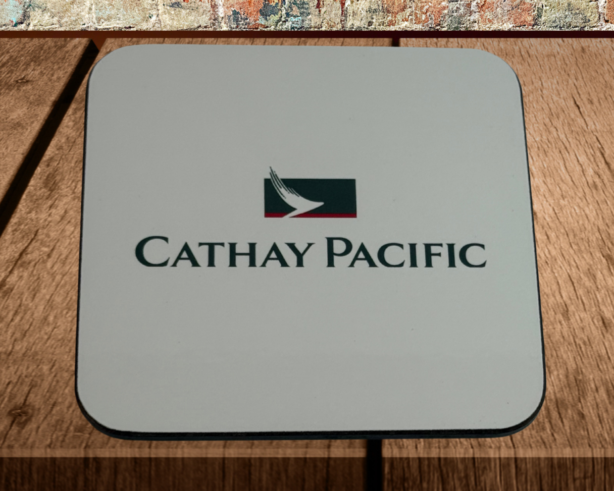 Cathay Pacific Logo Sandstone Coaster