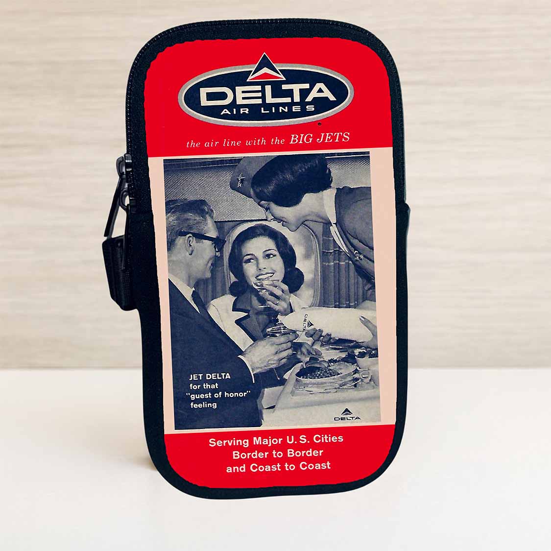 Delta Air Lines "Guest Of Honor" Vintage Travel Pouch