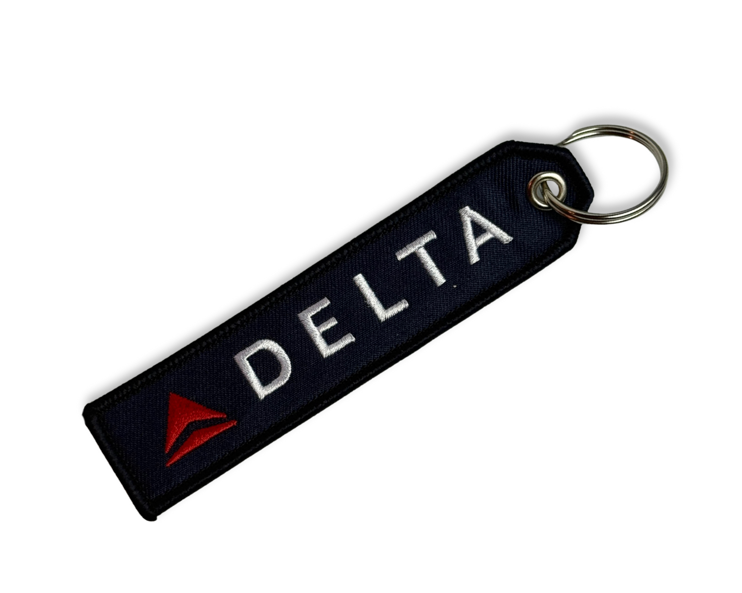 Embroidered Delta Logo Key Tag
