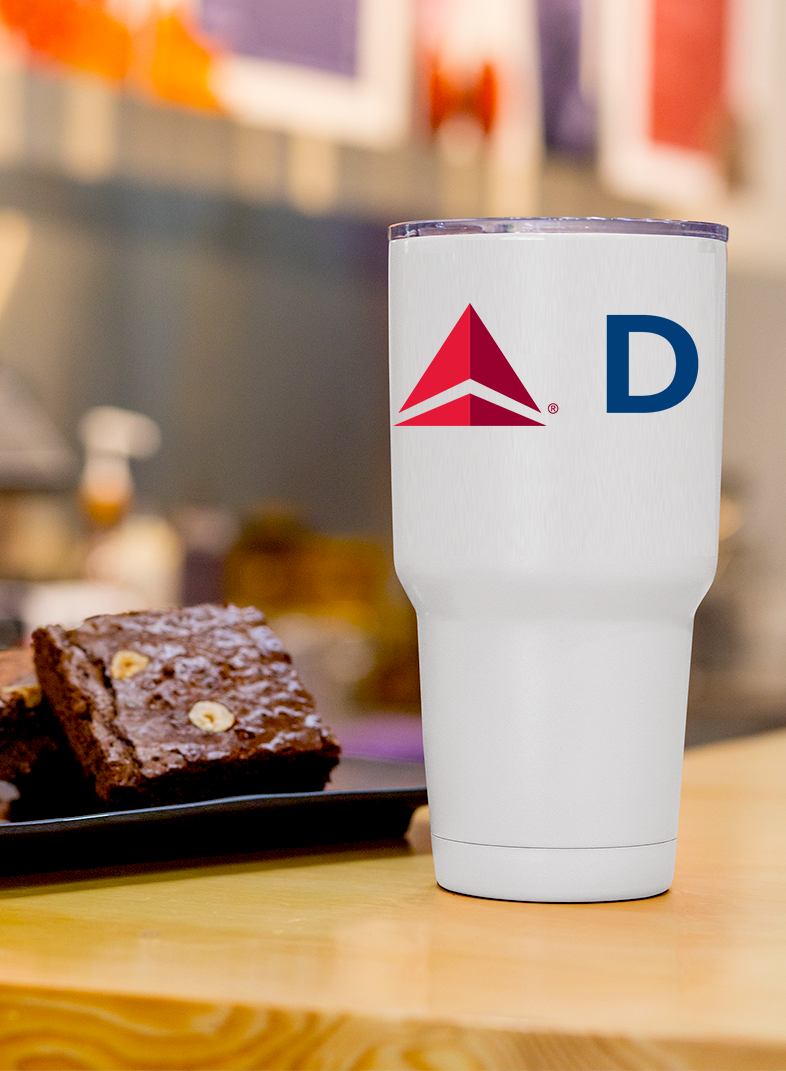 Delta 30oz Logo Tumbler