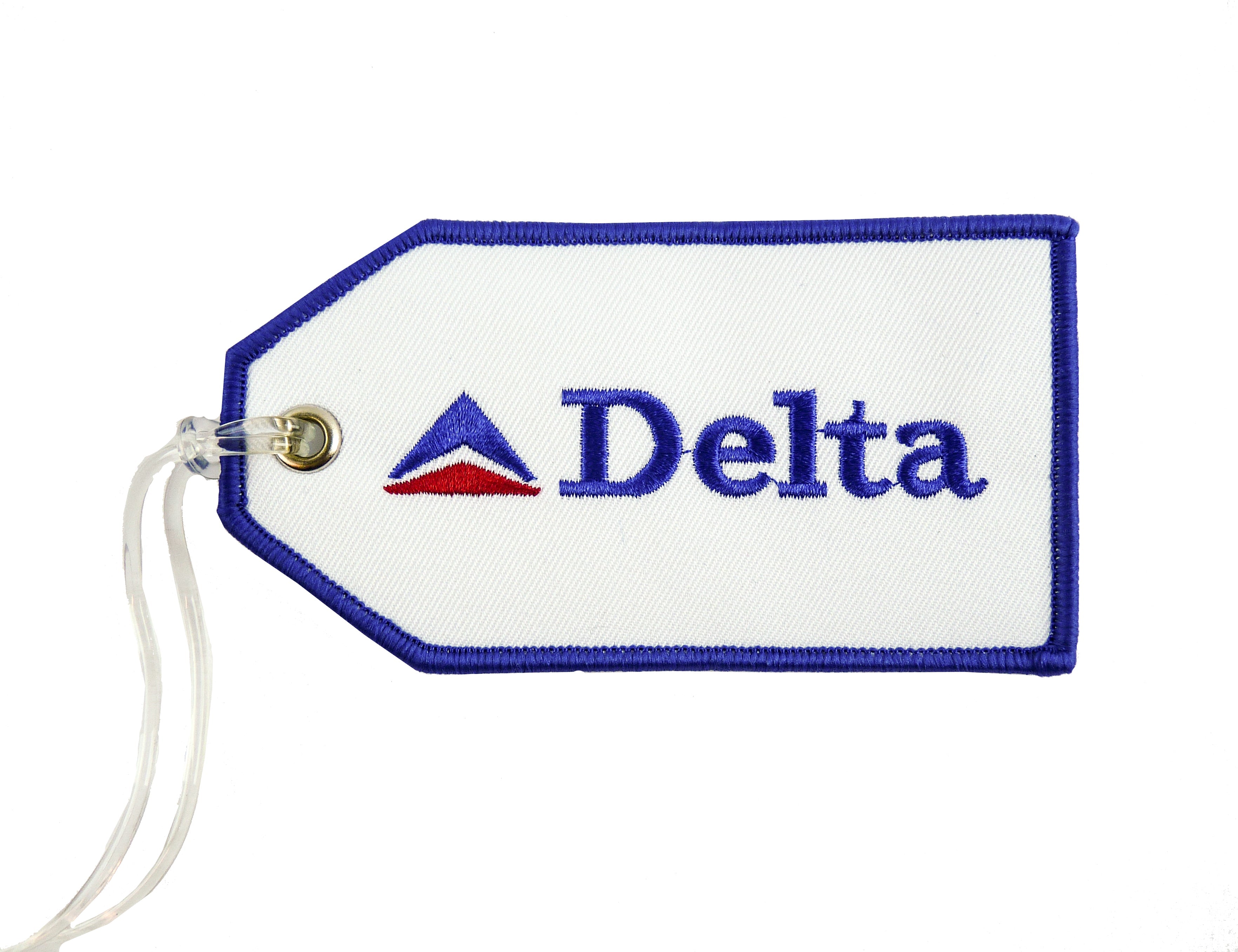 Embroidered Delta Air Lines Retro Bag Tag