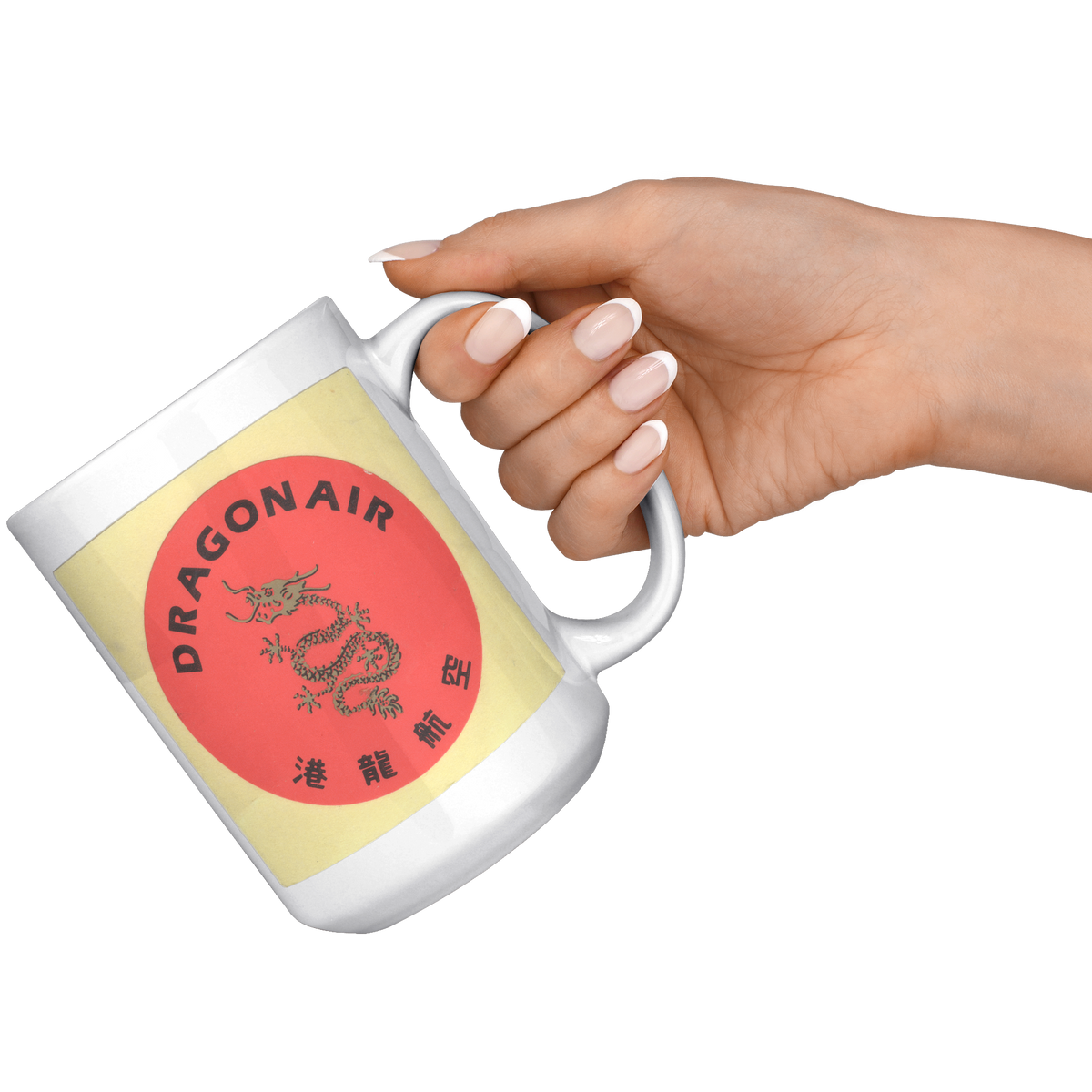 Dragonair_Vintage_Bag_Sticker_15oz_Coffe_15oz_White_RH_Model_Mockup.png_16301107
