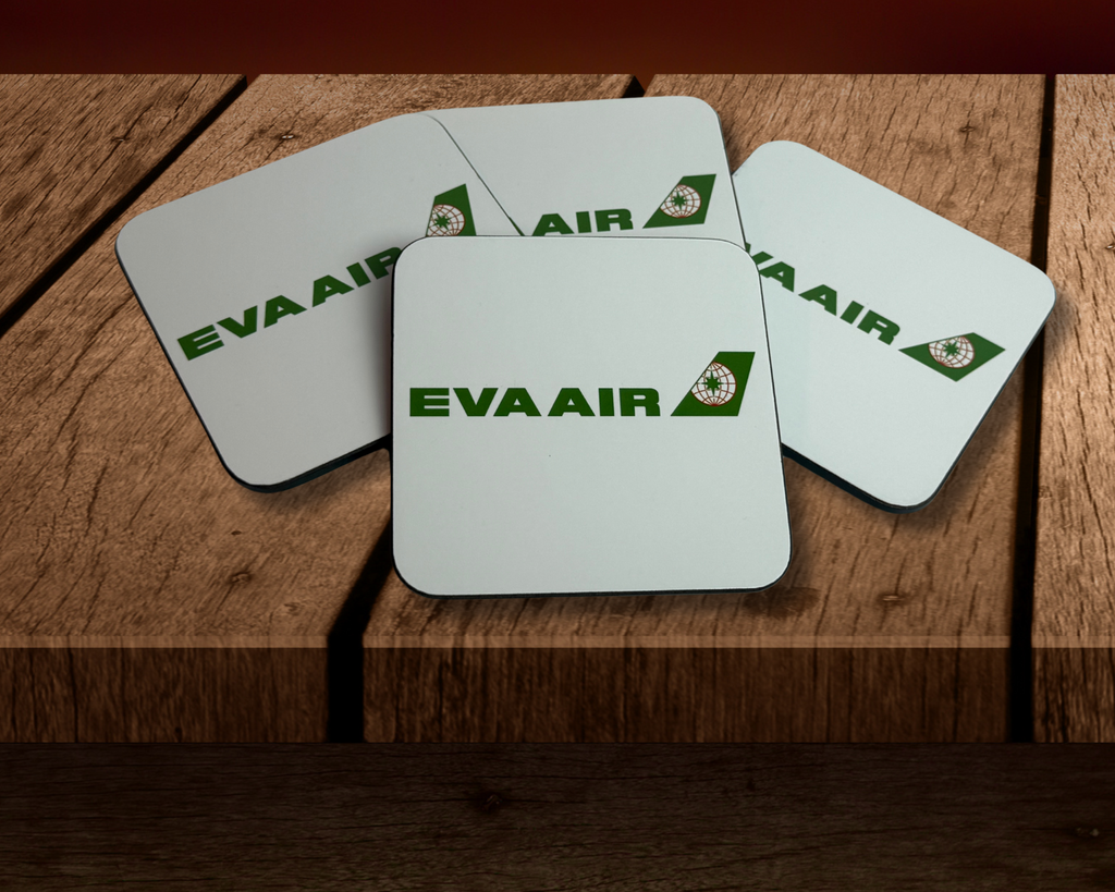 Eva Air Logo Sandstone Coaster