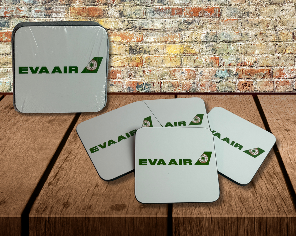 Eva Air Logo Sandstone Coaster