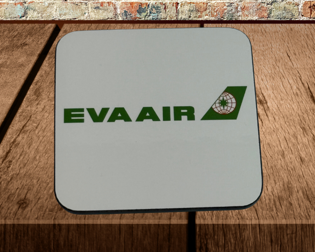 Eva Air Logo Sandstone Coaster