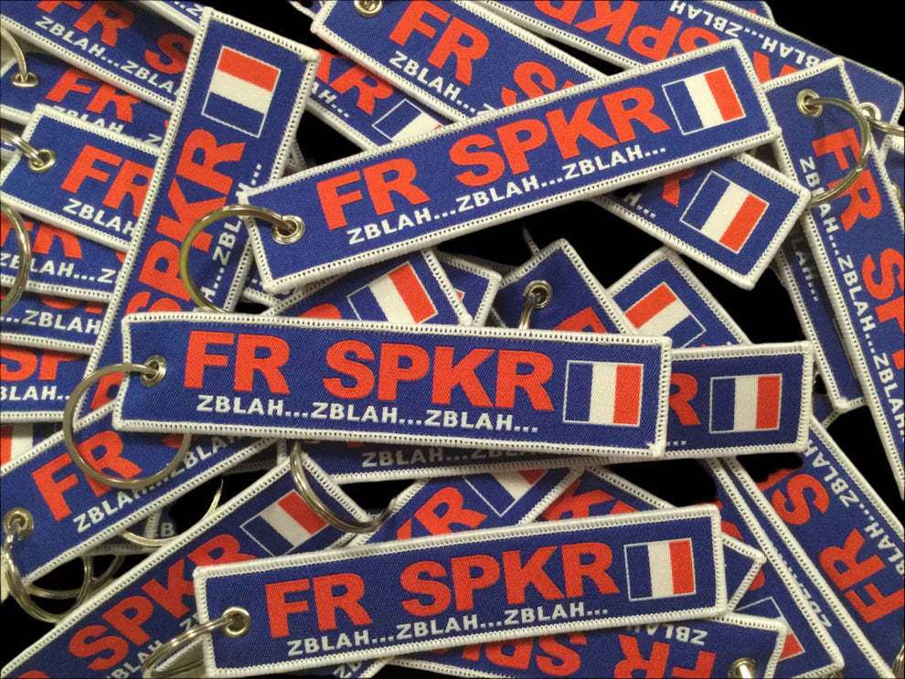 FRENCH SPKKRR Luggage Tag