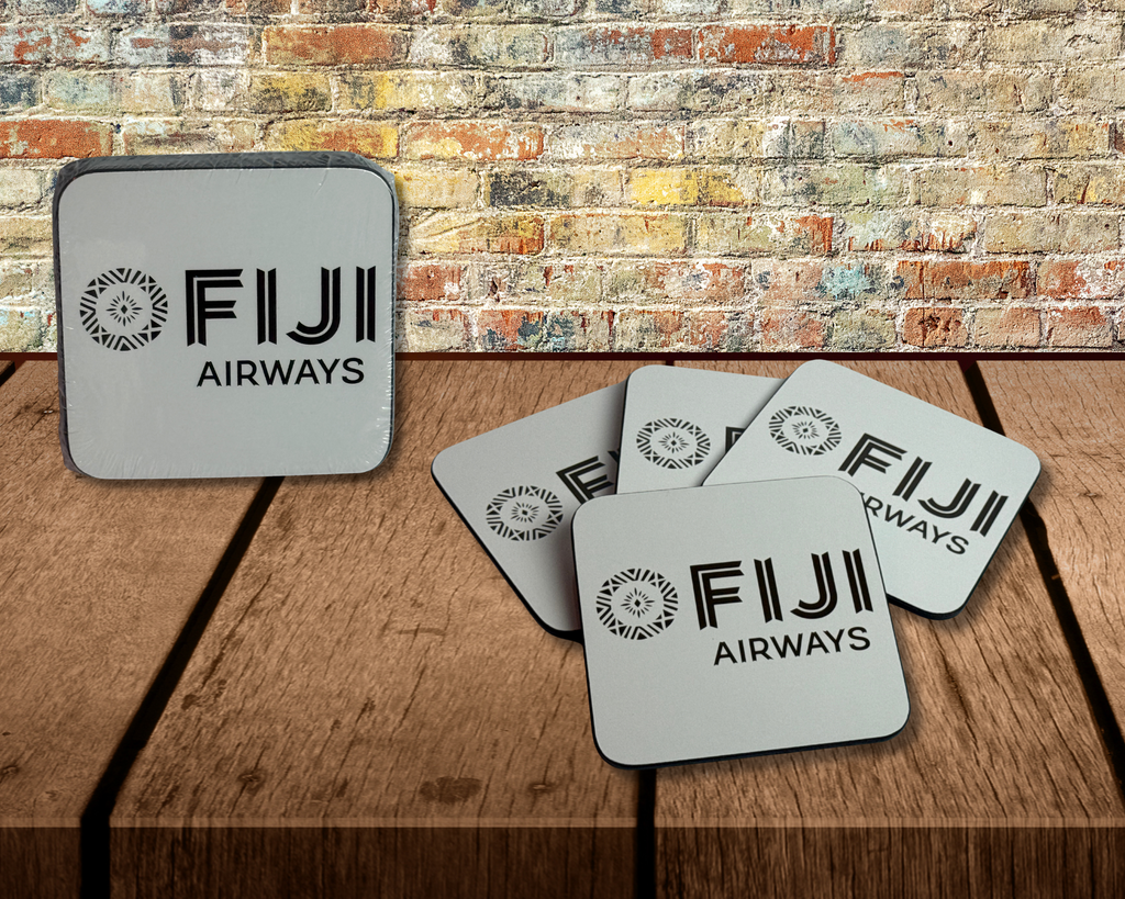 Fiji Airways Logo Sandstone Coaster