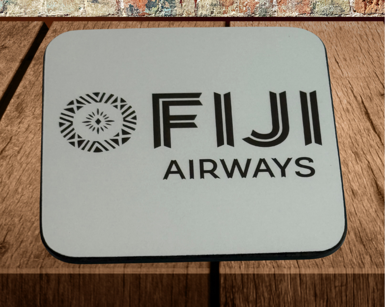 Fiji Airways Logo Sandstone Coaster