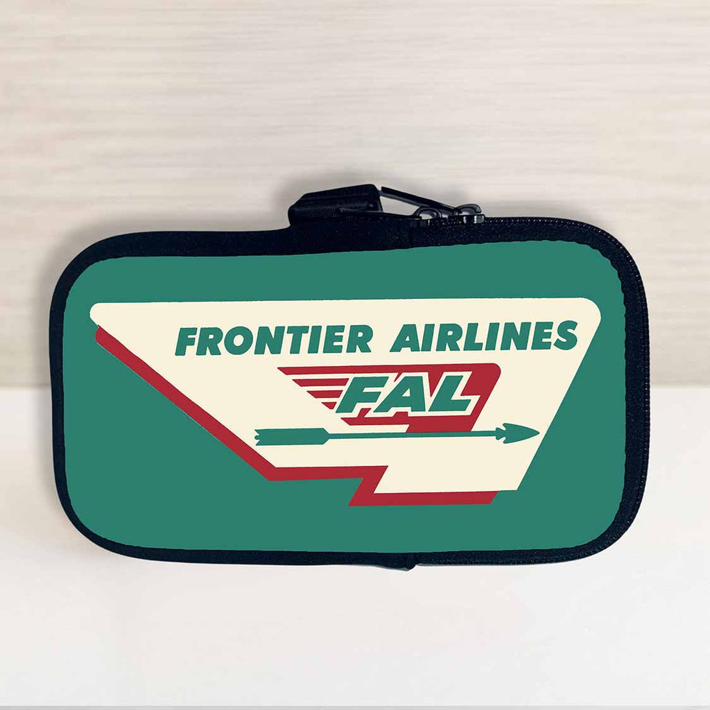 Frontier Airlines 1950's Logo Travel Pouch