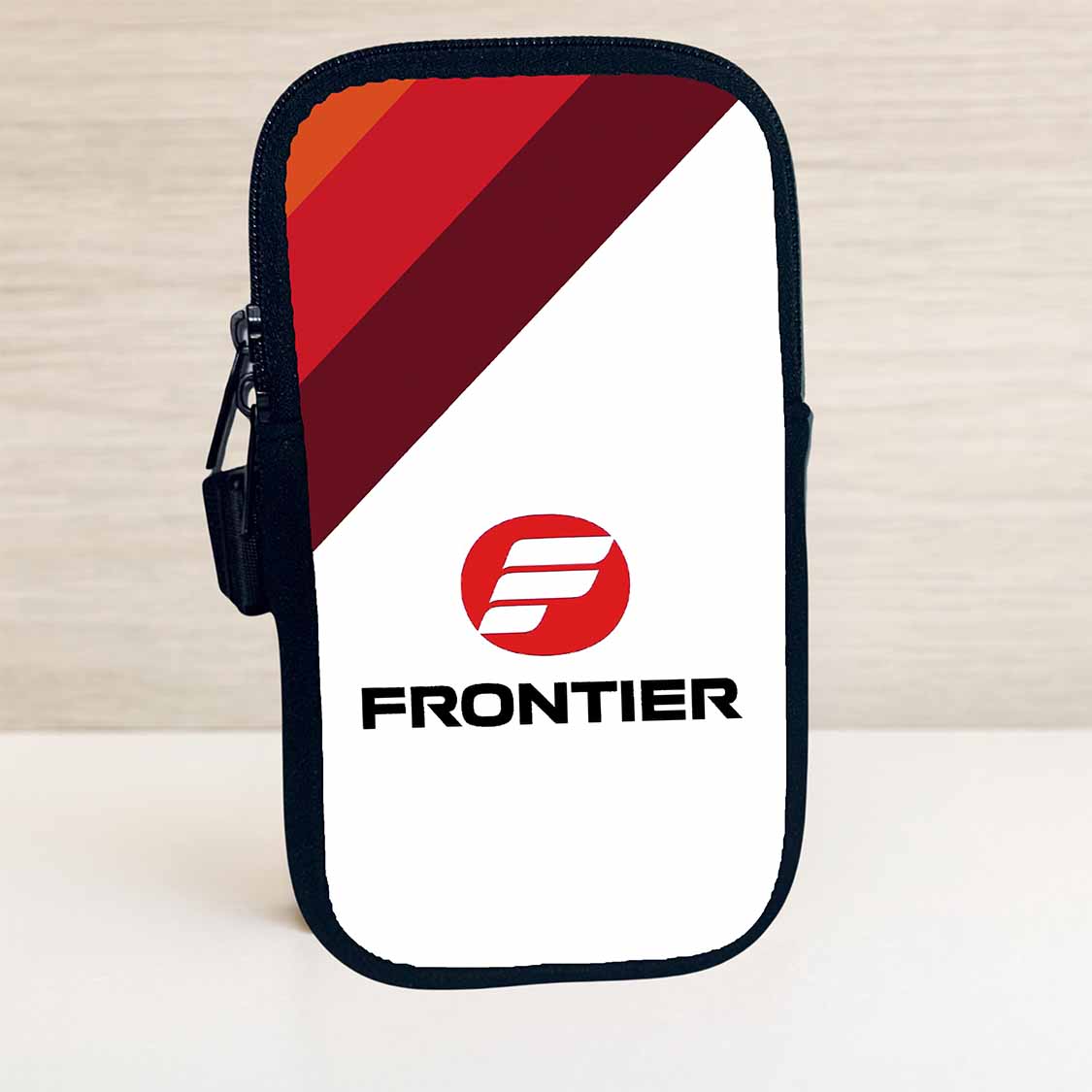 Frontier Airlines 1970's Logo Bag Sticker Travel Pouch