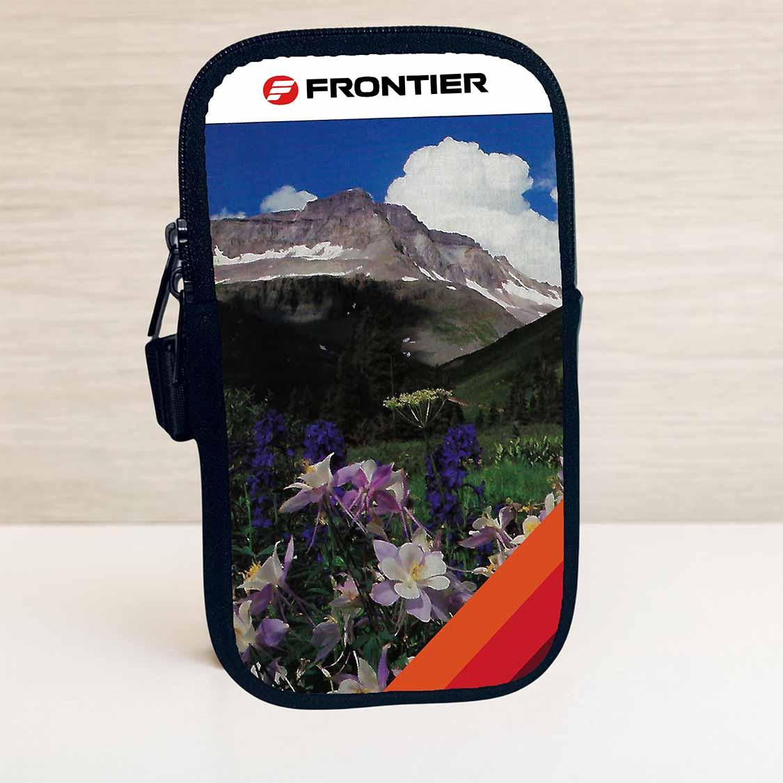 Fontier Landscape Timetable Bag Sticker Travel Pouch