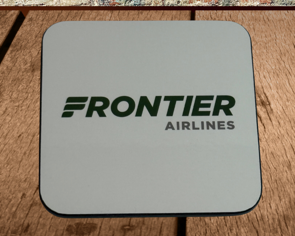 Frontier Airlines Logo (Current) Sandstone Coaster