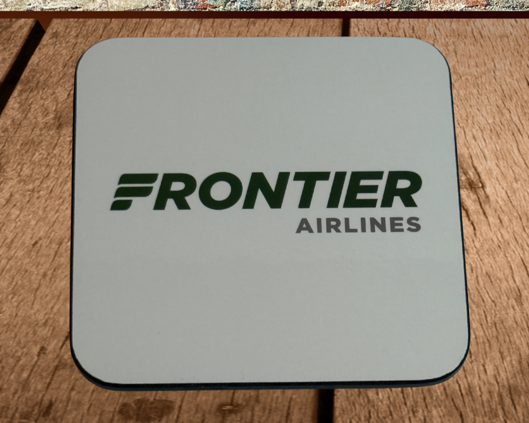 Frontier Airlines Logo (Current) Sandstone Coaster