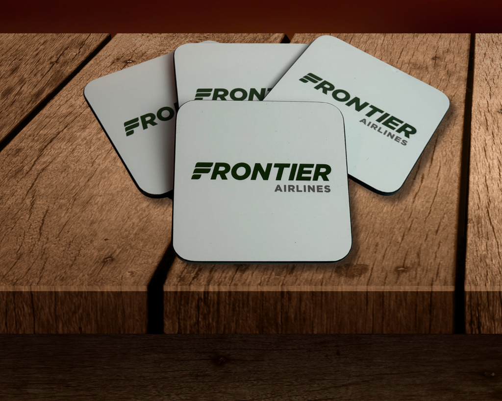 Frontier Airlines Logo (Current) Sandstone Coaster