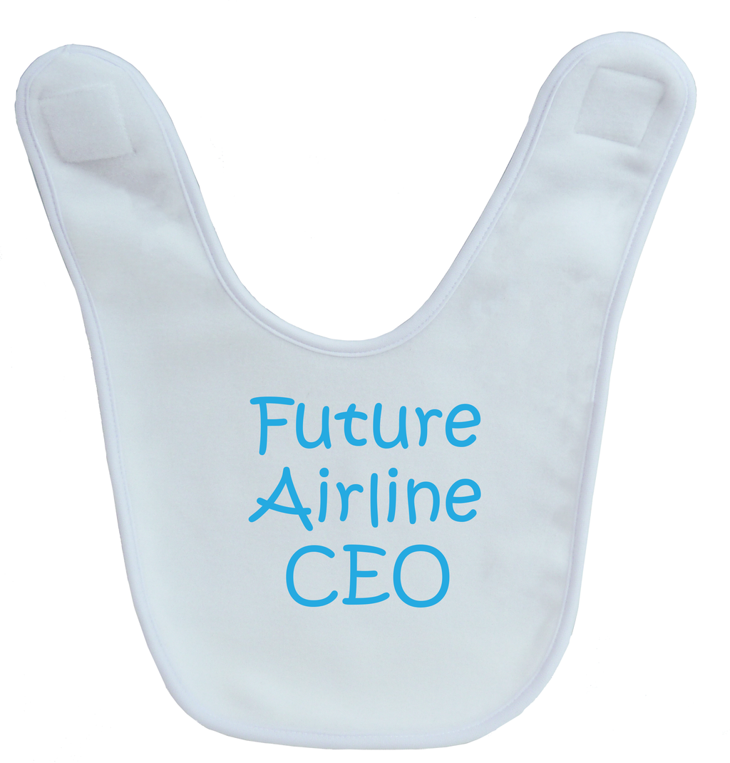 Future Airline CEO Baby Bib