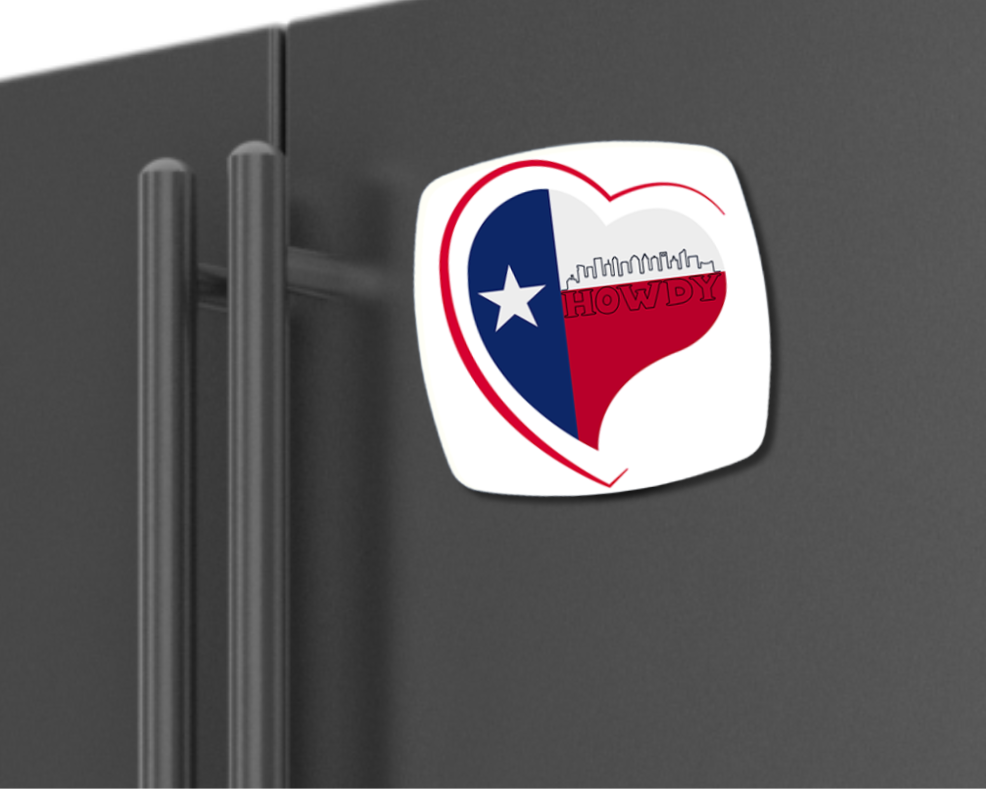 Howdy Heart Magnet