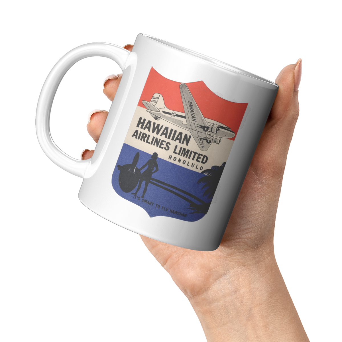 Hawaiian_Airlines_Vintage_Its_Smart_to_F_11oz_White_LH_Model_Mockup.png_16301826