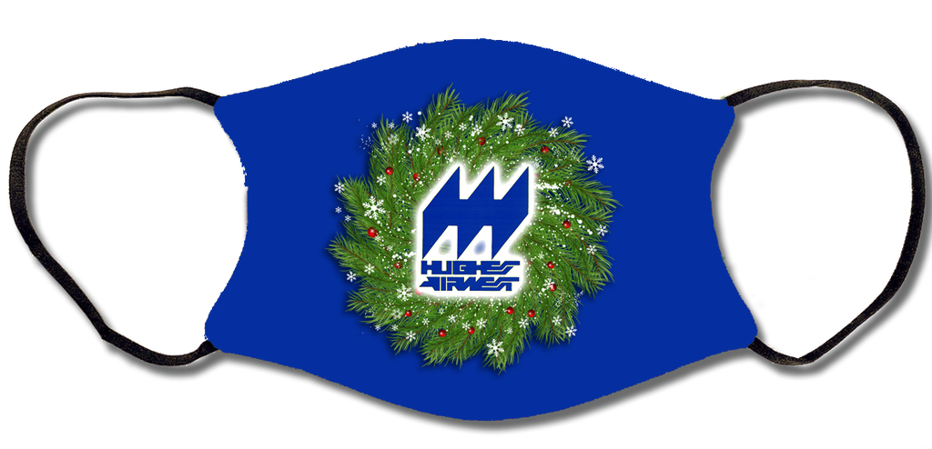 Hughes Airwest Christmas Face Mask