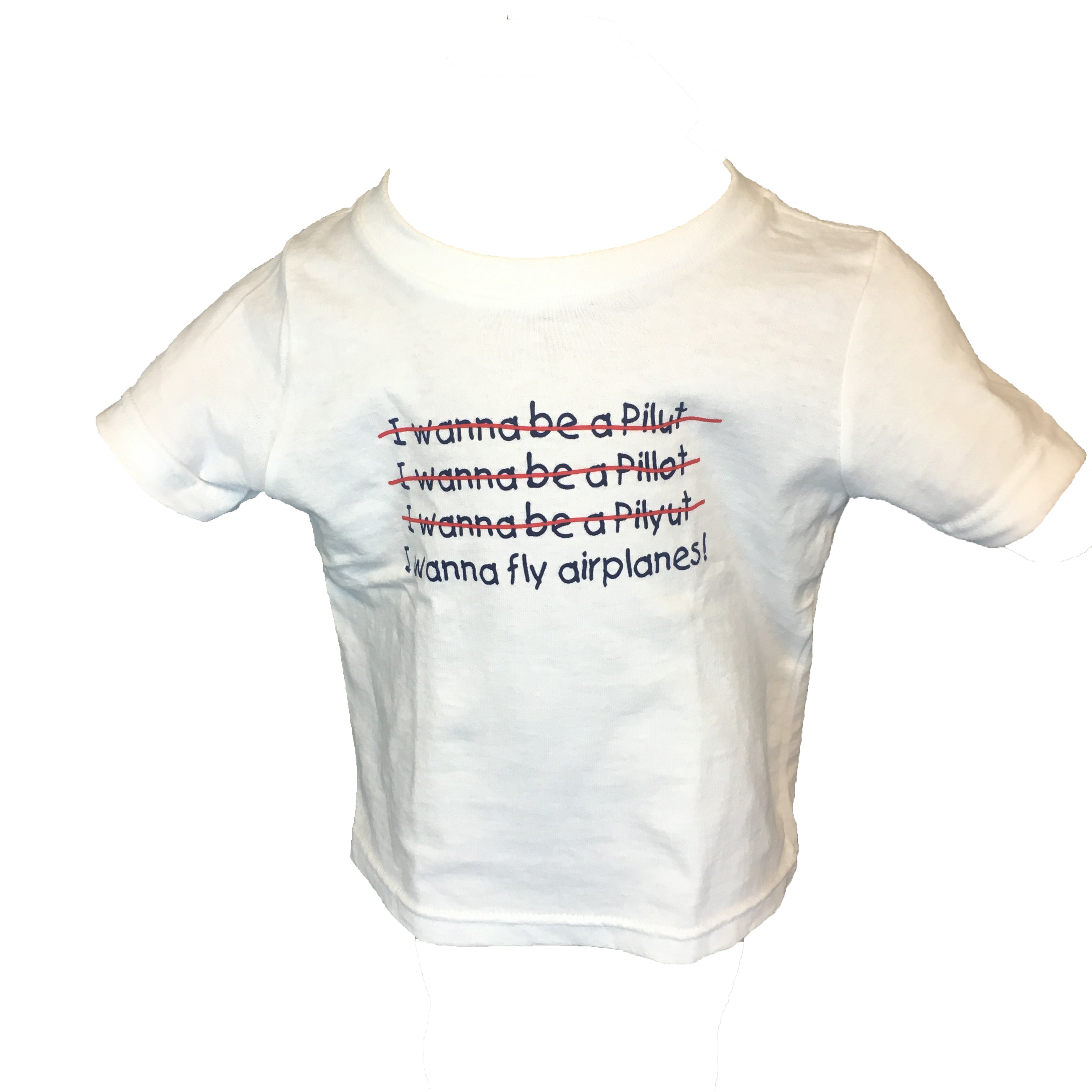 I wanna Fly Airplanes Toddler T-shirt