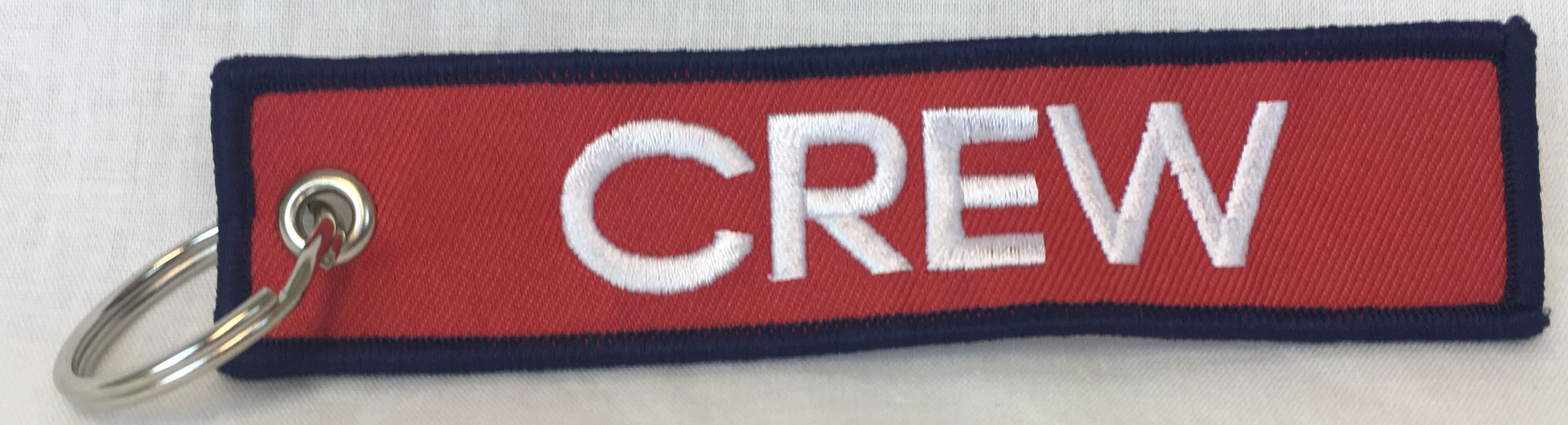 Red Crew Key Tag