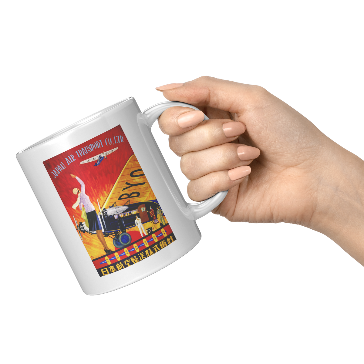 Japan_Air_Transport_Vintage_Tokyo_Travel_11oz_White_RH_Model_Mockup.png_16298728