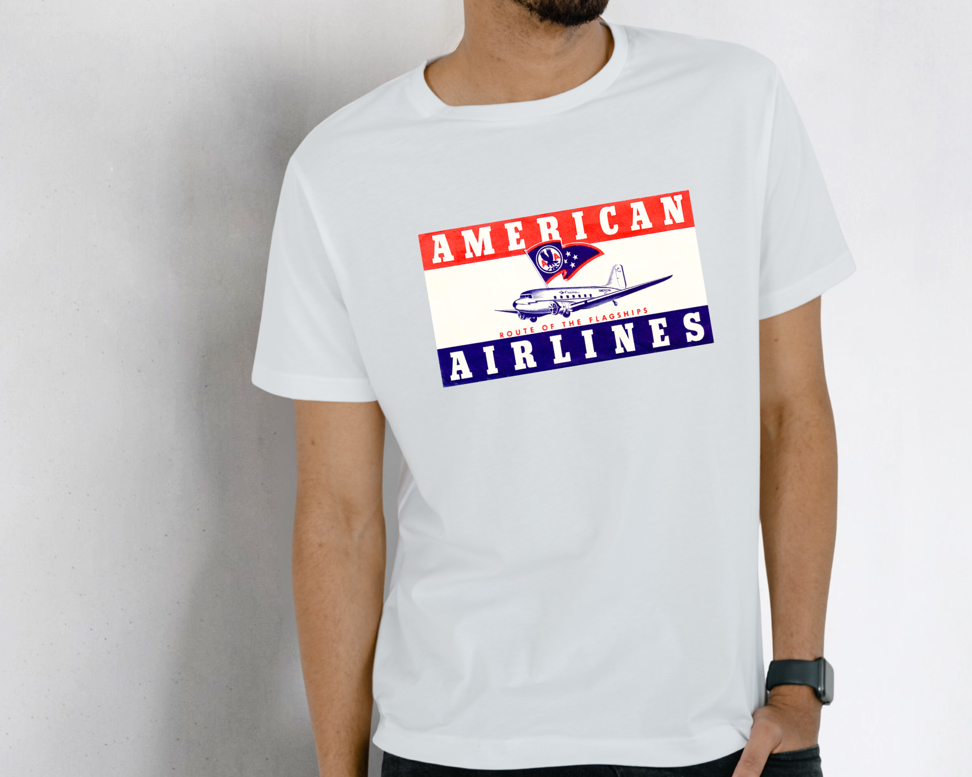 American Airlines Route of the Flagship T-shirt