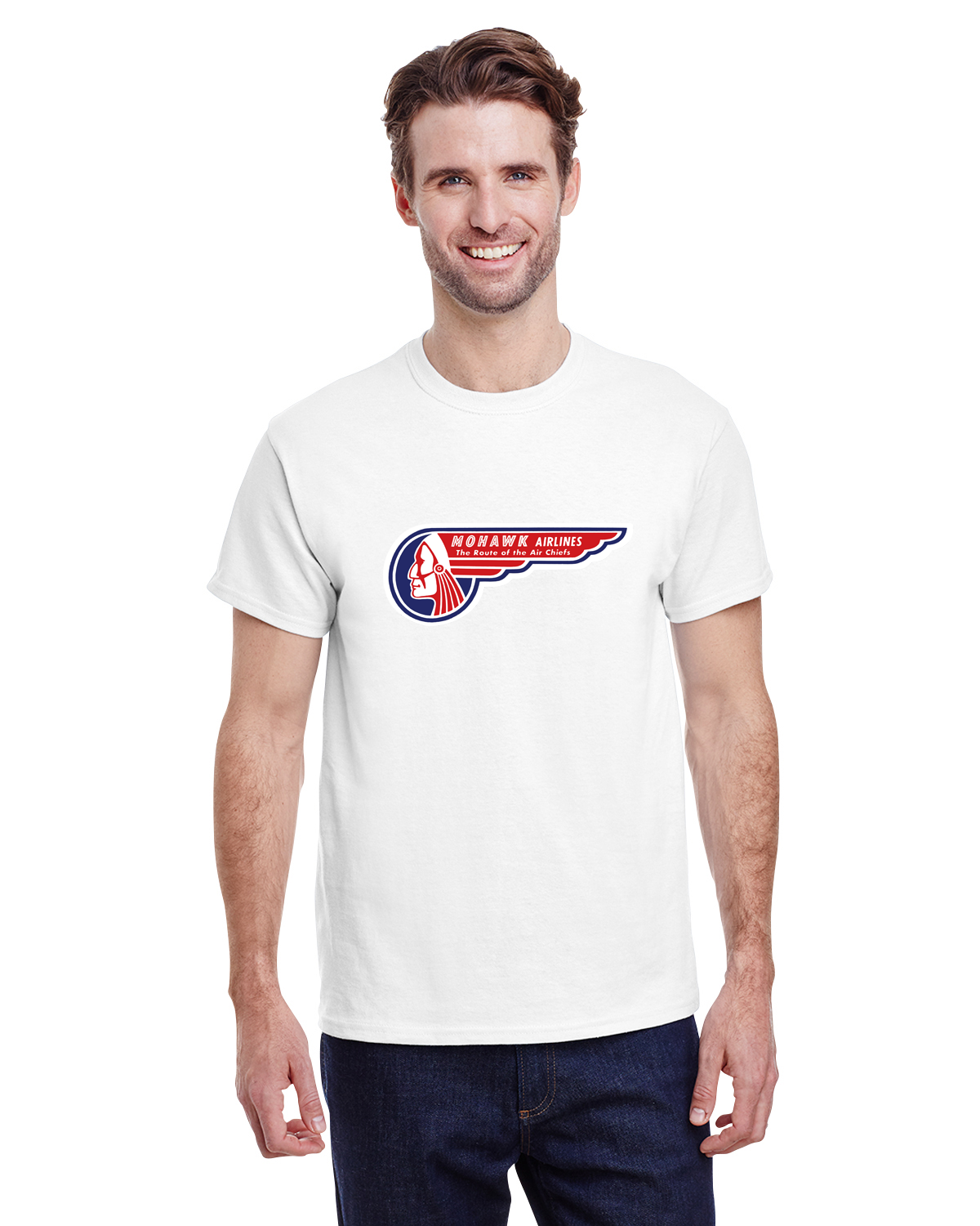 Mohawk Airlines Red Logo T-shirt