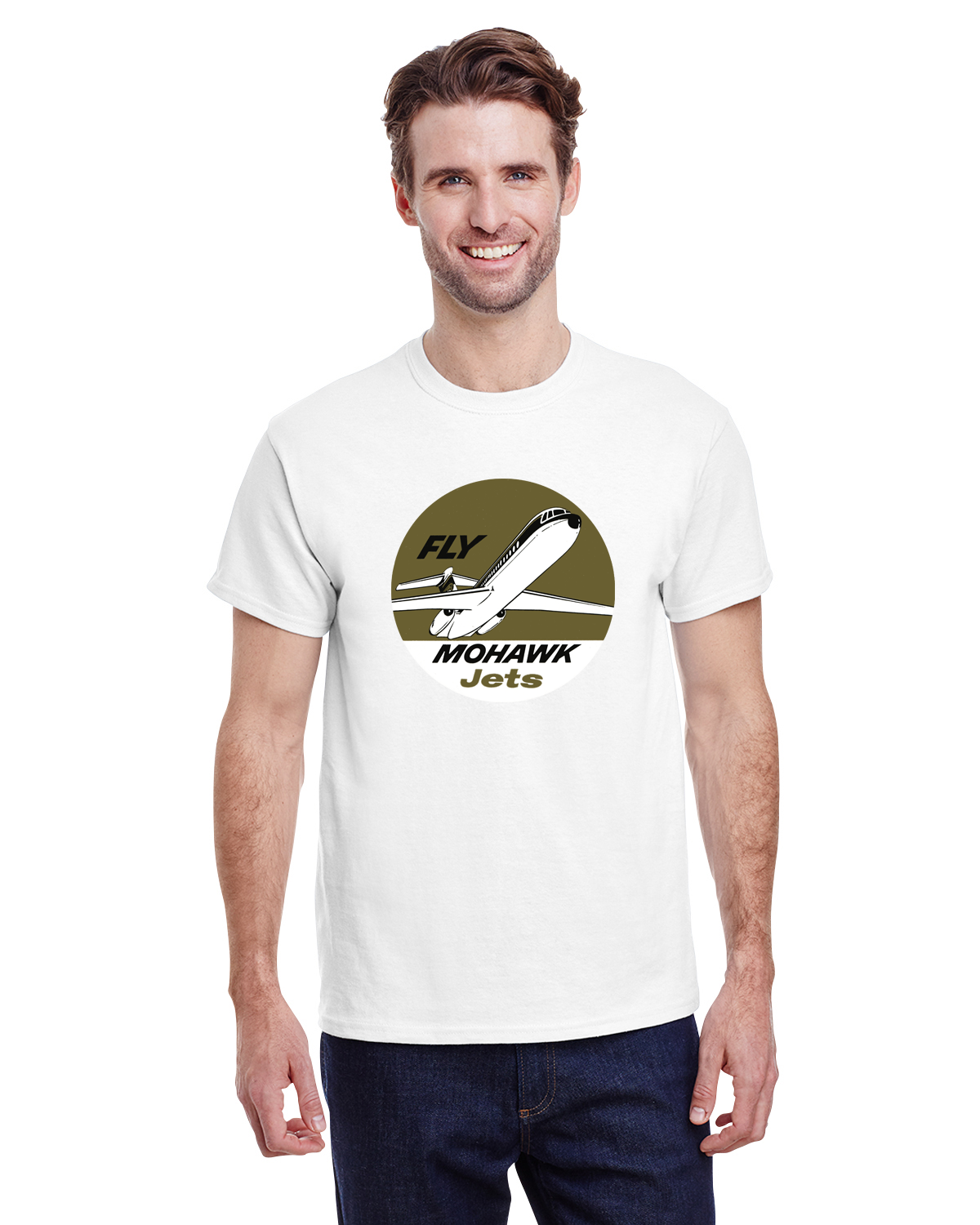 Mohawk Airlines Fly Mohawk Jets T-shirt